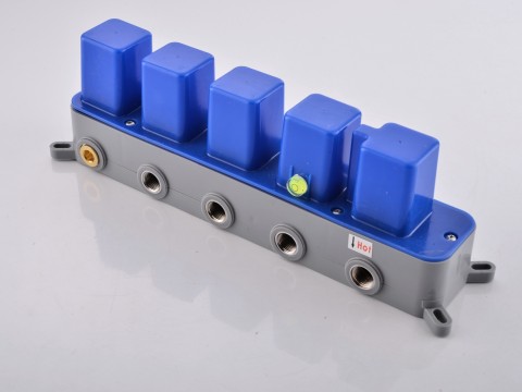 Thermostatisch inbouw regendoucheset - Ibex