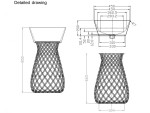 Solid Surface staande wasbak - Sophie