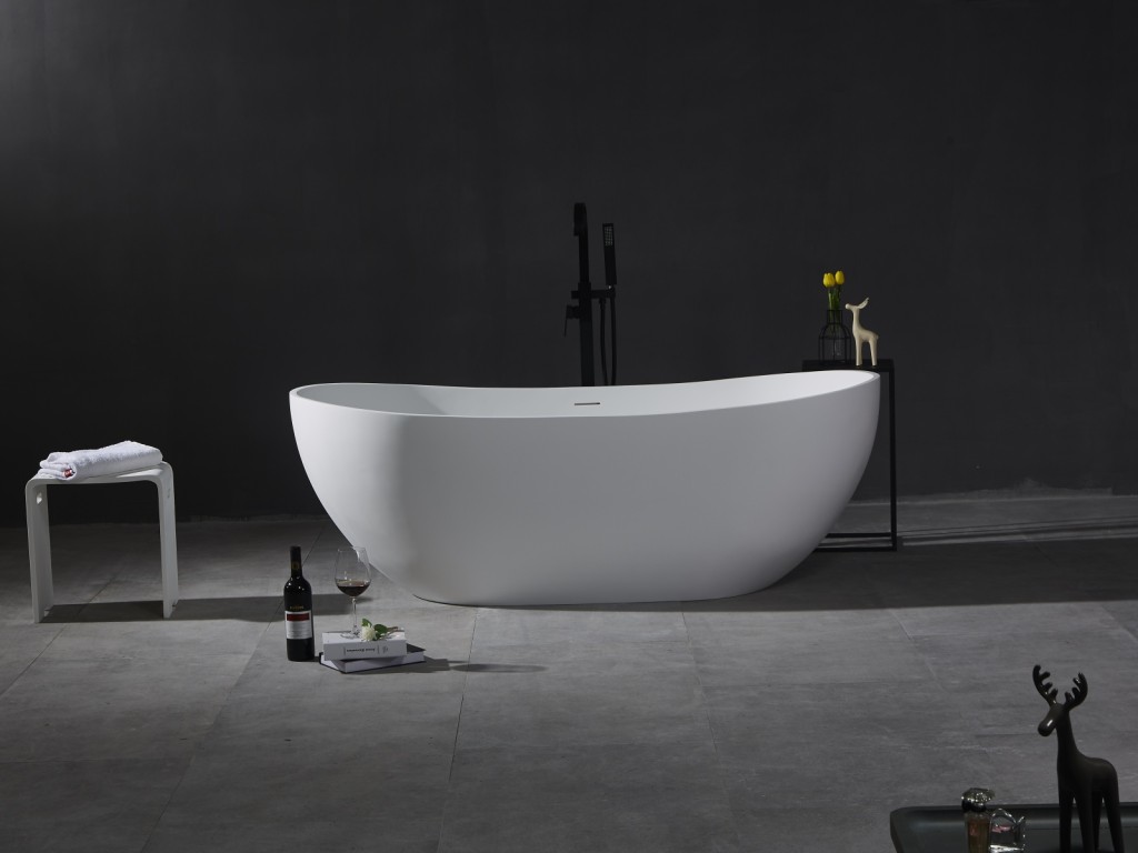 Vrijstaand bad - Solid surface - Chad