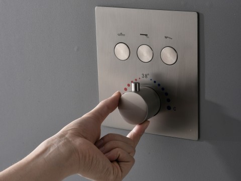 Thermostatische inbouw regendoucheset - Tuatara