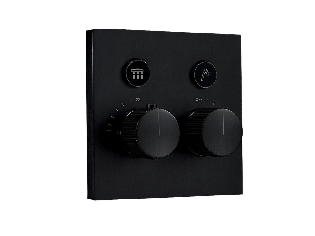 Thermostatische inbouw regendoucheset - Fossa