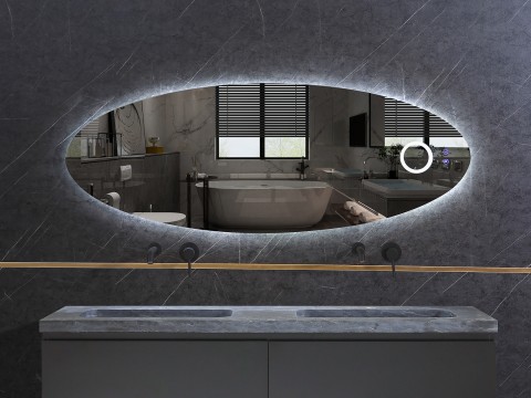 LED Badkamerspiegel - Horizontaal of verticaal - Etty