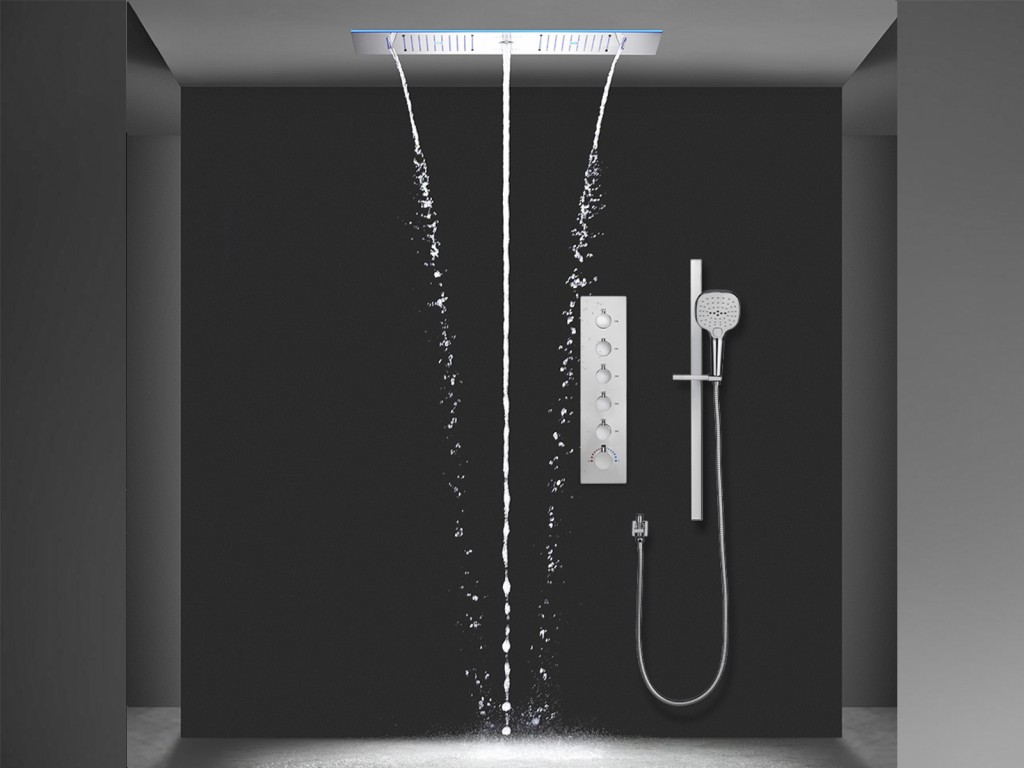 5 in 1  inbouw regendoucheset - Bleutooth - Lenna