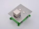 Thermostatische inbouw regendoucheset - Saga