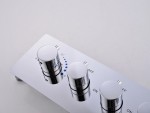 Thermostatisch inbouw regendoucheset - Ibex 