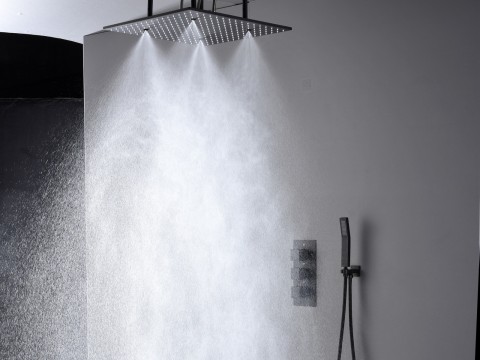 Thermostatische inbouw regendoucheset - Vanga 