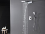 Thermostatische inbouw regendoucheset - Tuatara