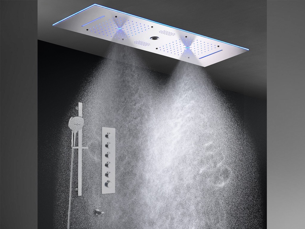 5 in 1  inbouw regendoucheset - Bleutooth - Lenna