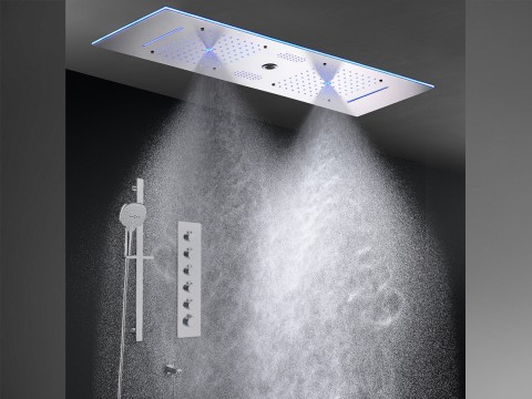 5 in 1  inbouw regendoucheset - Bleutooth - Lenna