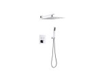 Thermostatische inbouw regendoucheset - Saga