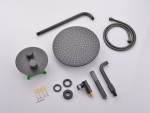 Thermostatische inbouw regendoucheset - Yuma 