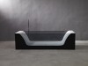 Vrijstaand bad - Solid surface - Donker glas - Dale
