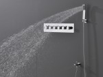 5 in 1 thermostatisch inbouw regendoucheset - Lion