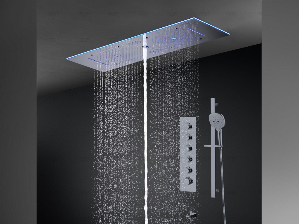 5 in 1  inbouw regendoucheset - Bleutooth - Lenna