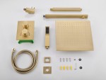 Thermostatische inbouw regendoucheset - Pointer