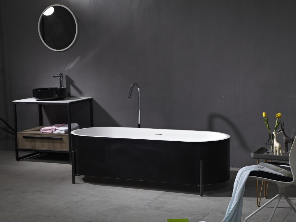 Vrijstaand bad - Solid surface - Nevil