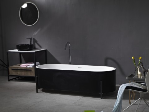 Vrijstaand bad - Solid surface - Nevil