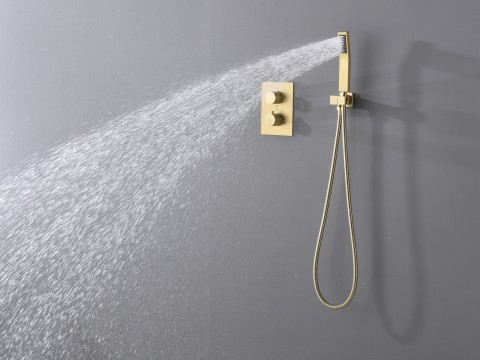 Thermostatische inbouw regendoucheset - Pointer