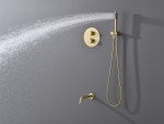 Thermostatische inbouw regendoucheset - Yuma