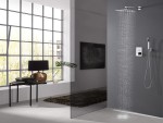 Thermostatische inbouw regendoucheset - Saga