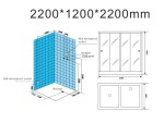 Sauna met stoomcabine - Rechts model - Pico