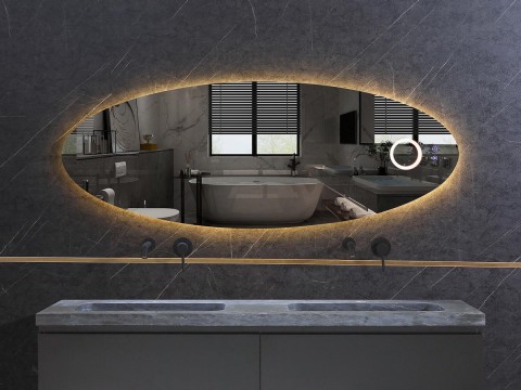 LED Badkamerspiegel - Horizontaal of verticaal - Etty