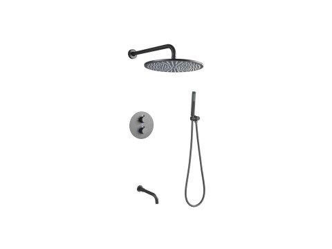 Thermostatische inbouw regendoucheset - Yuma 