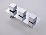 Thermostatische inbouw regendoucheset - Vanga