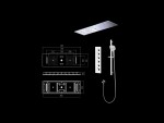 5 in 1  inbouw regendoucheset - Bleutooth - Lenna
