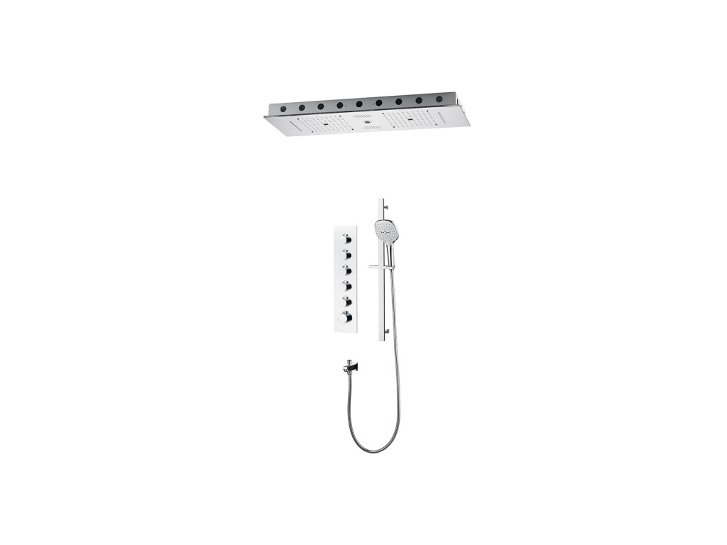 5 in 1  inbouw regendoucheset - Bleutooth - Lenna