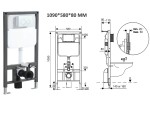 Inbouwreservoir - Dual flush