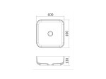 Opzet waskom - Solid surface - Phillip