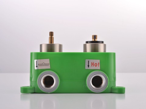 Thermostatische inbouw regendoucheset - Degu