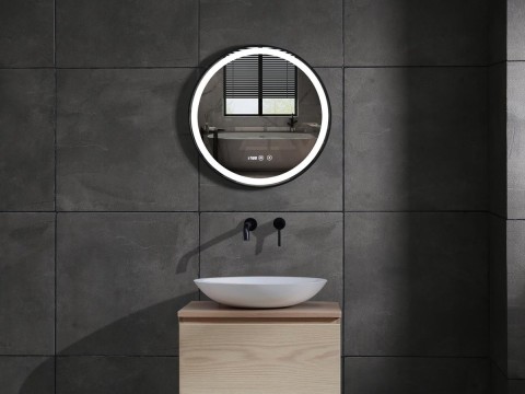 LED Badkamerspiegel - Digitale Klok - Julia