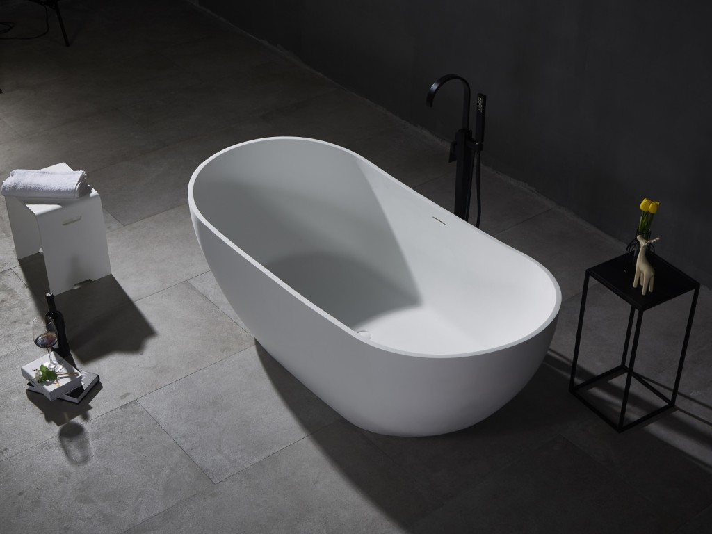 Vrijstaand bad - Solid surface - Chad