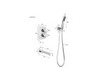Thermostatische inbouw badkraan - Udu