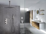 Thermostatische inbouw regendoucheset - Hake 
