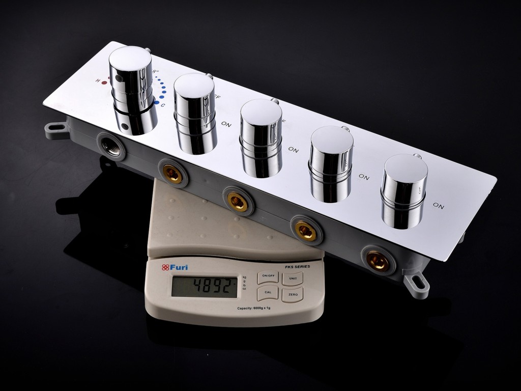 Thermostatisch inbouw regendoucheset - Bluetooth - Tiger
