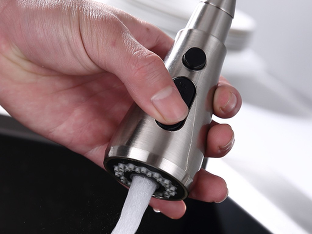 Keukenkraan met touch control - Uittrekbare uitloop - Briza