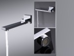 Thermostatische inbouw regendoucheset - Yabby 
