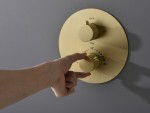 Thermostatische inbouw regendoucheset - Yuma