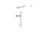 Thermostatische Inbouw regendoucheset - Waterval - Dex