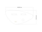LED Badkamerspiegel - Bluetooth en speakers - Catina