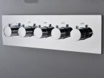 Thermostatisch inbouw regendoucheset - Ibex 