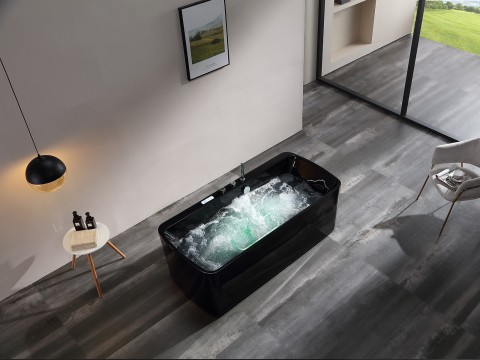 Vrijstaand massagebad - Blanco