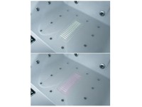 2 persoons inbouw massagebad - Copper