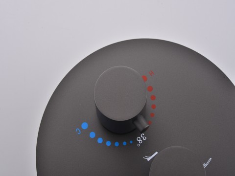 Thermostatische inbouw regendoucheset - Yuma 