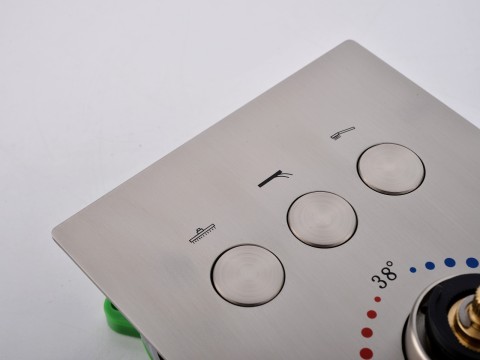 Thermostatische inbouw regendoucheset - Tuatara