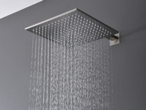 Thermostatische inbouw regendoucheset - Saga