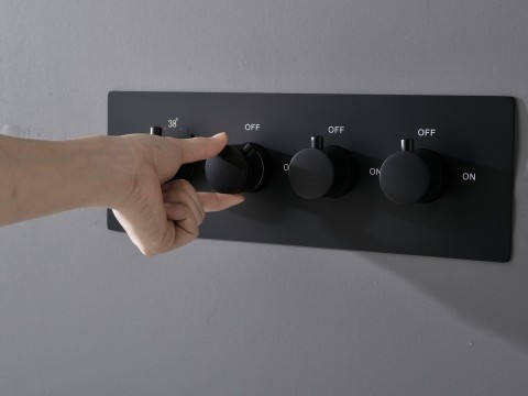 Thermostatisch inbouw regendoucheset - Okapi